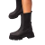 Bota Cuero [Tirsa] Negro - comprar online