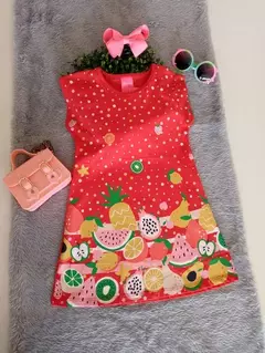Vestido de maga curta