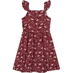 Vestido cotton light rotativo cereja