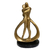 Estatueta Decoração Casal de Namorados - Preto e Dourado na internet