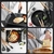 Jogo de Cozinha - Kit com 12 Peças de Silicone, Utensílios com cabo de mandeira e Copo Suporte - Dobbe
