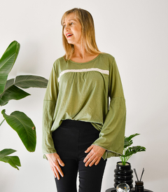 BLUSA OXFORD MAGUI