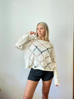 Sweter calado cata - comprar online