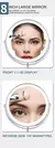 GlowMirror: Espelho de Maquiagem com Luz LED e Carregamento USB - loja online