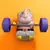 Imagem do Dragon Ball Fitness Body Building Modelo, Majin Buu Figura fofa, Brinquedos Anim