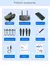 Drone profissional e88 4k grande angular