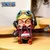 One Piece Monkey D Luffy Figura Anime, Roronoa Zoro, Brinquedos Kawaii, Q-Versio
