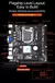 Jingsha B75M-I mini itx lga 1155 conjunto placa-mãe com intel i5 3570 cpu + 2*8 na internet