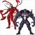 Modelo de Carnage Marvel-Venom para Crianças, Venom 2, Presente de Natal Encaix