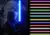 Sabre de luz de metal RGB na internet