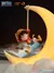 Uma peça original luffy night light anime periférico decoração de mesa contr