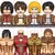 action figure attack on titan - loja online