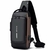 Imagen de Morral Antirrobo Oxford Gris y Bronce