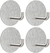 Gancho de Pared Autoadhesivo Redondo x6 Unidades - RM Import