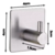 Gancho Adhesivo Acero Inoxidable - comprar online