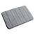 Alfombra De Baño Absorbente Gris