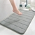 Alfombra De Baño Absorbente Gris en internet