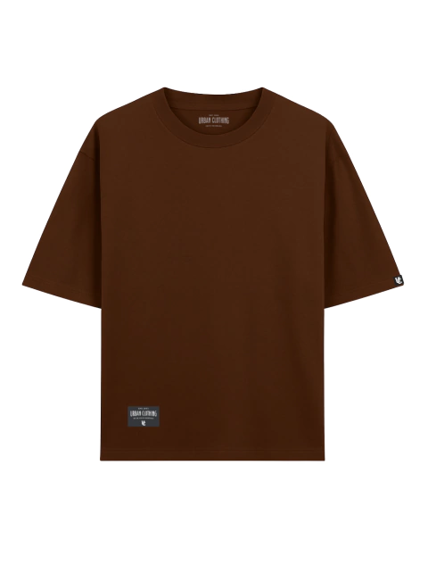 Camiseta Oversized Basic Marrom | Urban Clothing