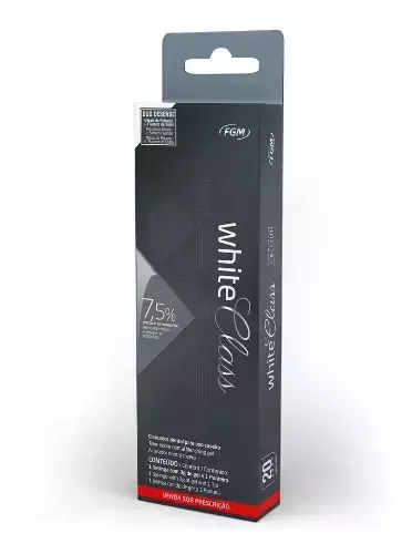 Embalagem do Clareador Dental White Class 7,5% Reposição da marca FGM
