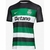 Camisa Sporting Lisboa I 24/25 - Torcedor Nike Masculina - Preta com detalhes em verde e branco