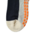 Meias Futebol Antiderrapante Cano Alto - Preta com detalhes em laranja e preto -  MantoFut I CAMISAS DE FUTEBOL