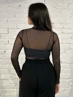 Blusa Debi Tule Verde - comprar online