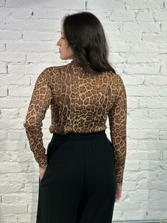 Blusa Debi Tule Animal Print - comprar online