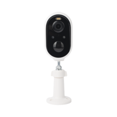 Cámara IP de batería gran angular 3MP | WiFi | Audio de 2 vías | Batería recargable 5200mAh | IP65 |Exterior con protección| Estadísticas de energía | Detección de humanos | Incluye Panel Solar