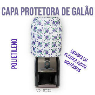 Capa Protetora Estampada Protetor Para Galão De Água 20 Litros de Polietileno