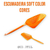 Escumadeira Colher Peneira Colorida para Legumes Frutas ou Pazinha de Areia Soft Color