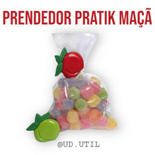 Prendedor para Embalagens Formato Maçã com 4 Peças - comprar online