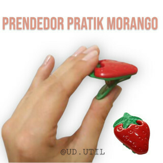 Prendedor para Embalagens Formato Morango com 4 Peças - comprar online