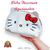 Necessaire Bolsa Organizadora Hello Kitty com Aplique de Laço Multiuso Original Sanrio - Ud-Útil Utilidades 