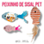 Imagem do Brinquedo Fish Peixinho Pet Gato e Cachorro de Sisal Corda 9 cm com Plumas