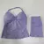 2 pçs Conjunto Feminino Regata e Short Cintura alta na internet
