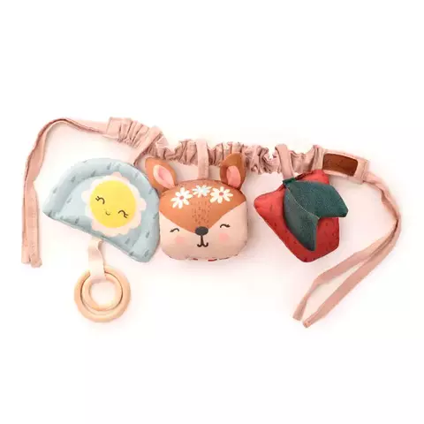 Sonajero barral para cochecito Frutilla