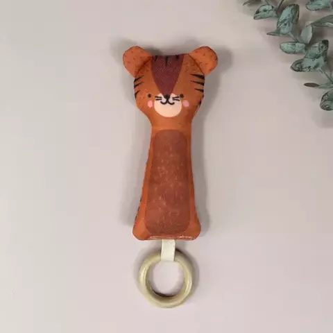 Sonajero bastón Simón -tigre-