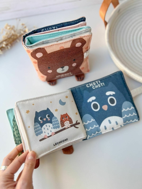 Libro de tela: Animales del Bosque