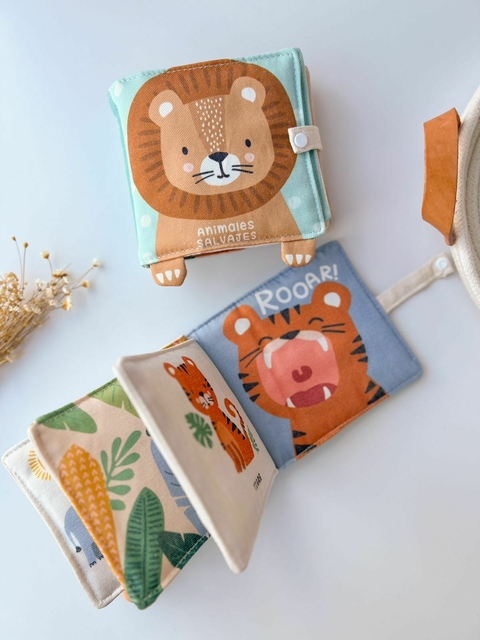 Libro de tela: Animales de la Selva