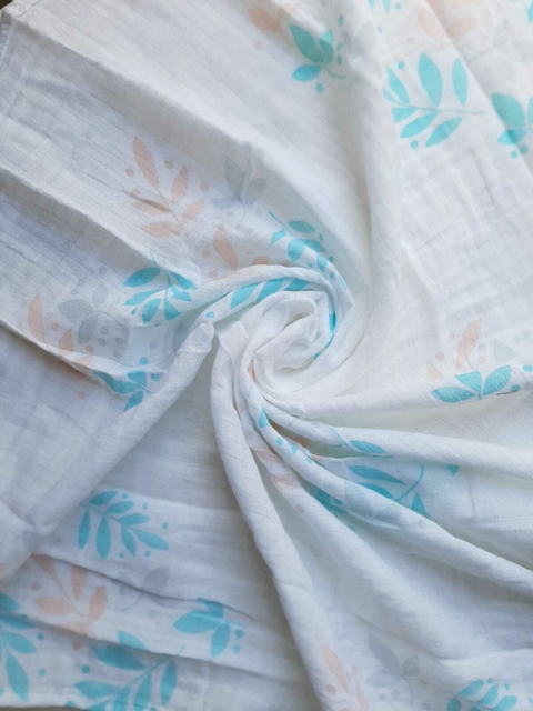 Mantita-babita de friselina Hojas