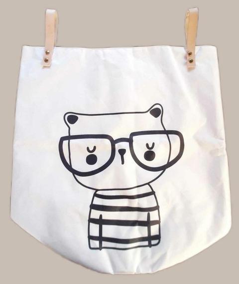 Organizador XL gatito con anteojos