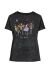 Camiseta con Estampado Gráfico y Estampado Espeluznante para Mujer de Halloween, Tallas M-L