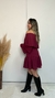 Vestido Bordô - comprar online