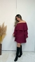 Vestido Bordô na internet
