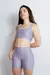 Conjunto Linha Shine Alfazema Tamanho P – Top e Short - Zozofit