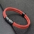 Pulsera Roja Doble Cierre Metálico