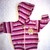 Cardigan a rayas Rosa