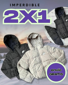 2X1 CAMPERA CONVERTIBLE EN CHALECO DAMA NIKE IMPORTADA