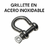 Grillete de 3/8" en acero inoxidable Calidad AISI 316 - comprar online