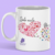 Caneca Corações Voando com Borboletas